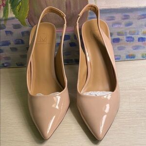 Material Girl Tan Heels